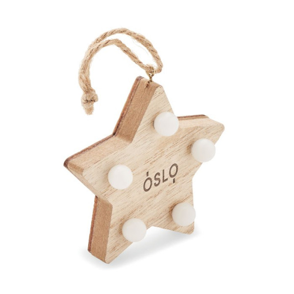 LALIE - Anhänger aus Holz mit LED