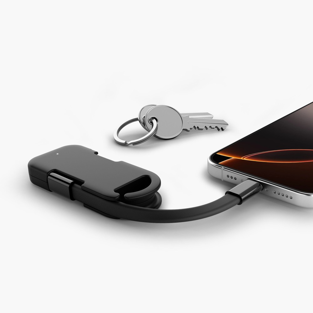 Evergreen Go - Die Powerbank für den Schlüsselbund - Schwarz