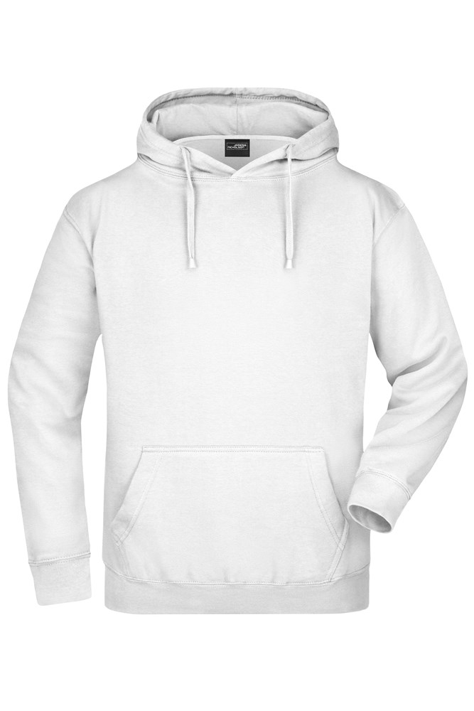 Hooded Sweat - White (ca. Pantone white)