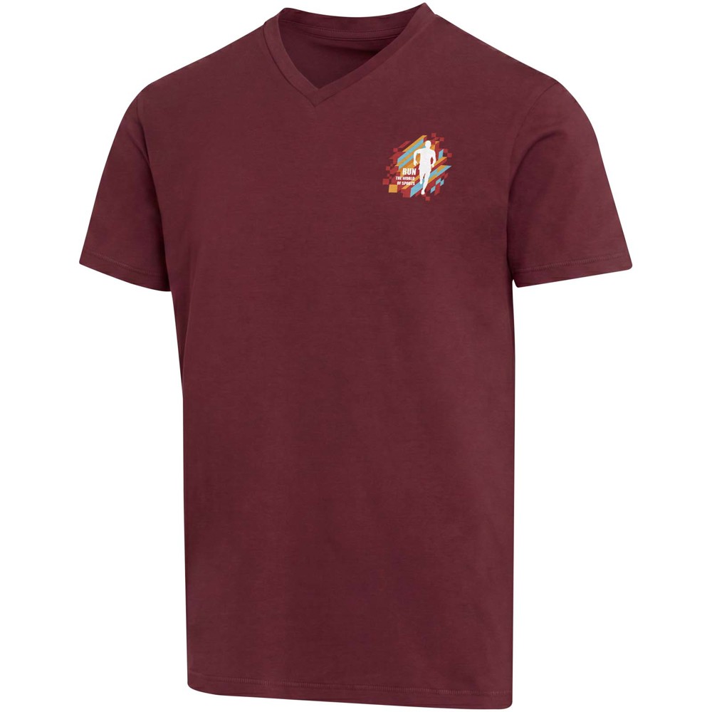 Balfour 200 g/m² Kurzärmeliges T-Shirt V-Ausschnitt Bio Baumwolle (OCS), unisex