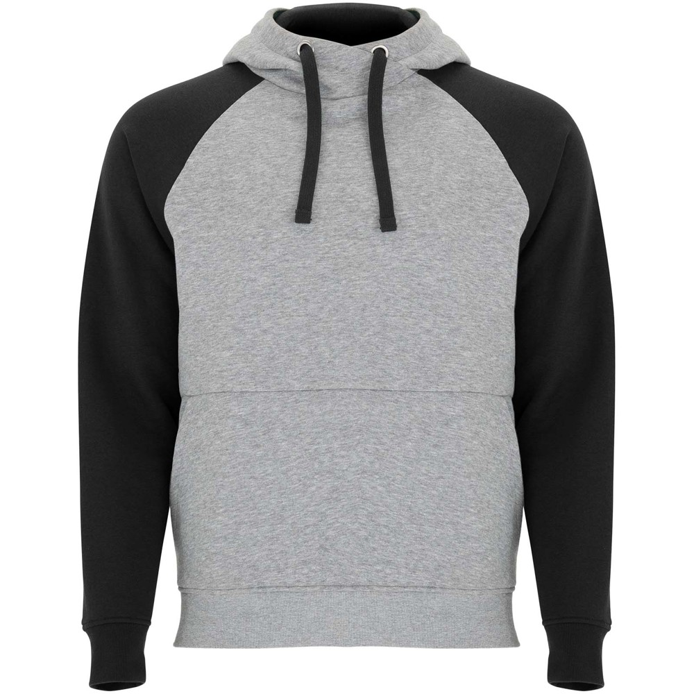 Badet 280 g/m² zweifarbiger Kapuzenpullover Unisex - heather grau, schwarz