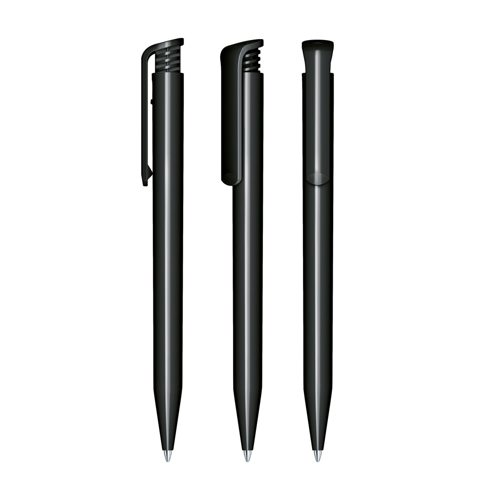 senator® Super Hit Polished Druckkugelschreiber - Schwarz