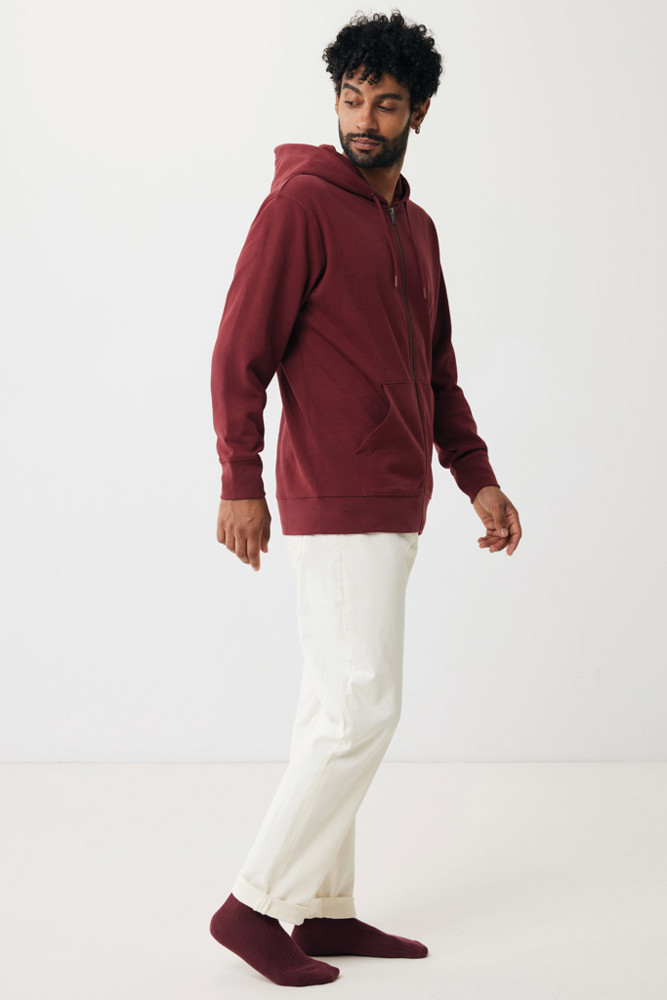 IQONIQ Abisko Zip-Kapuzenpullover aus recycelter Baumwolle