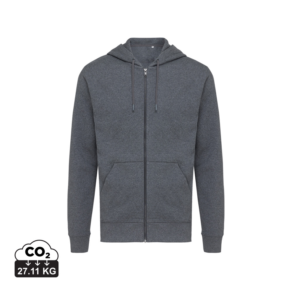 IQONIQ Abisko Zip-Kapuzenpullover aus recycelter Baumwolle