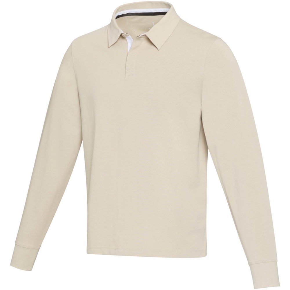 Clyde Rugby Polo Sweatshirt Unisex - oatmeal