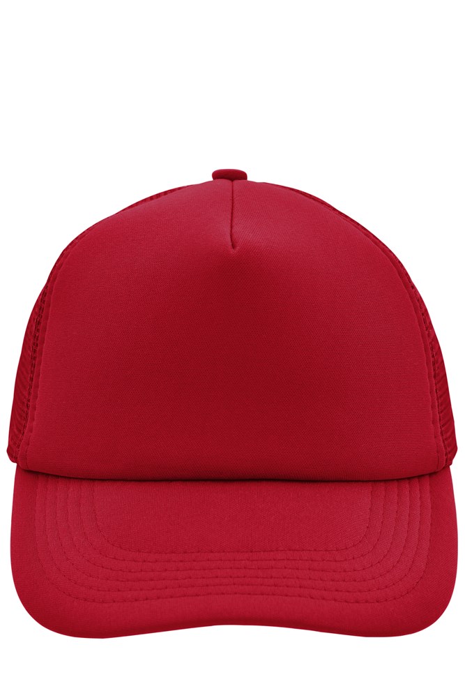 5 Panel Polyester Mesh Cap - Red (ca. Pantone 200C)