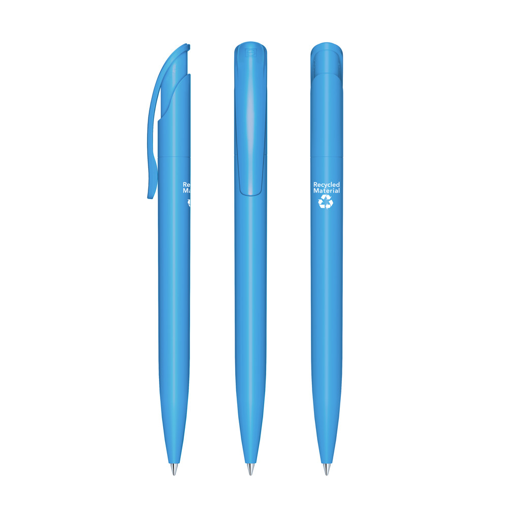 senator® Challenger Matt Recycled Druckkugelschreiber - blau 279