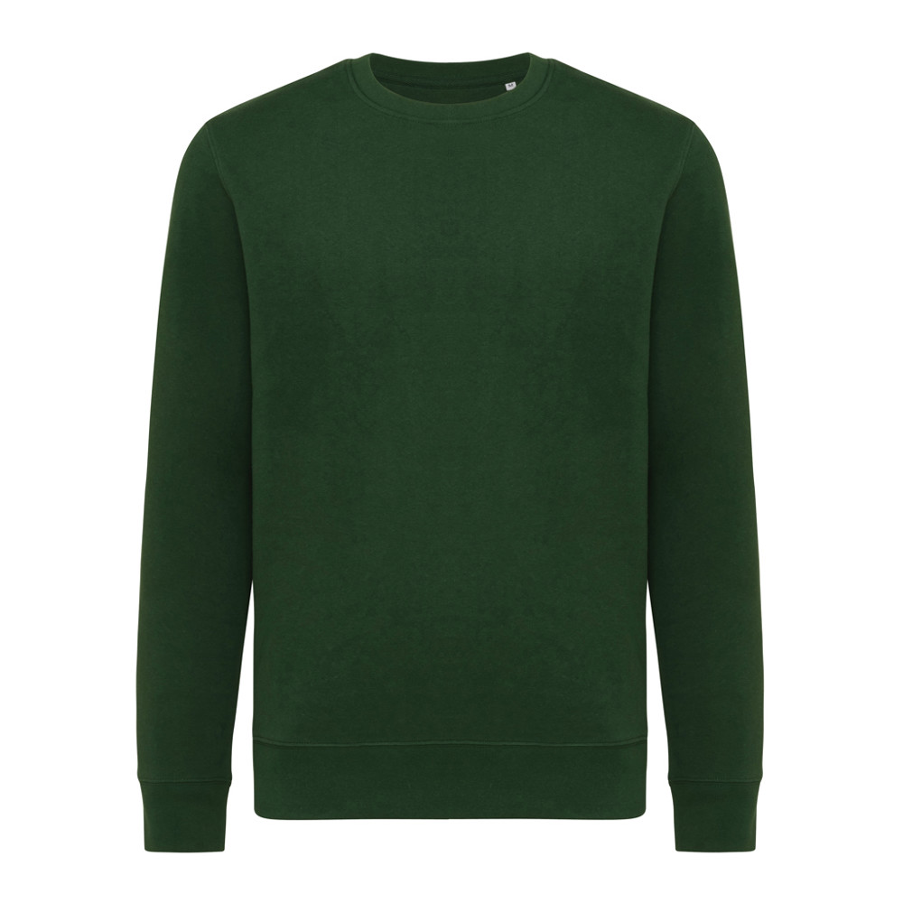 IQONIQ Etosha Lightweight Sweater aus recycelter Baumwolle - forest green (± PMS 19-5920TCX)