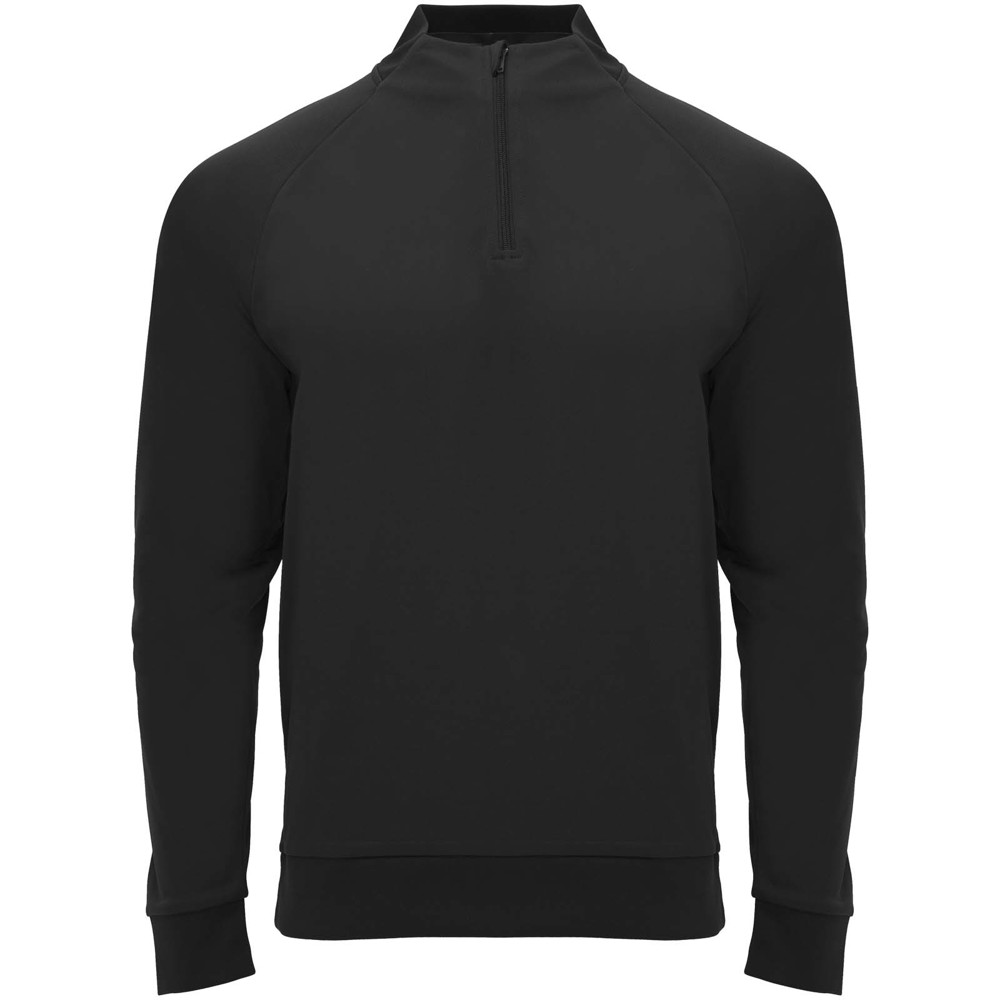 Epiro 200 g/m² Half-Zip Sweatshirt für Kinder - Schwarz