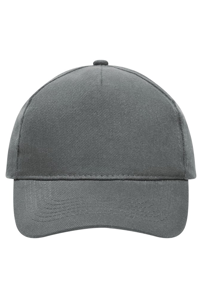 5 Panel Cap Heavy Cotton - Dark-grey (ca. Pantone 424C)