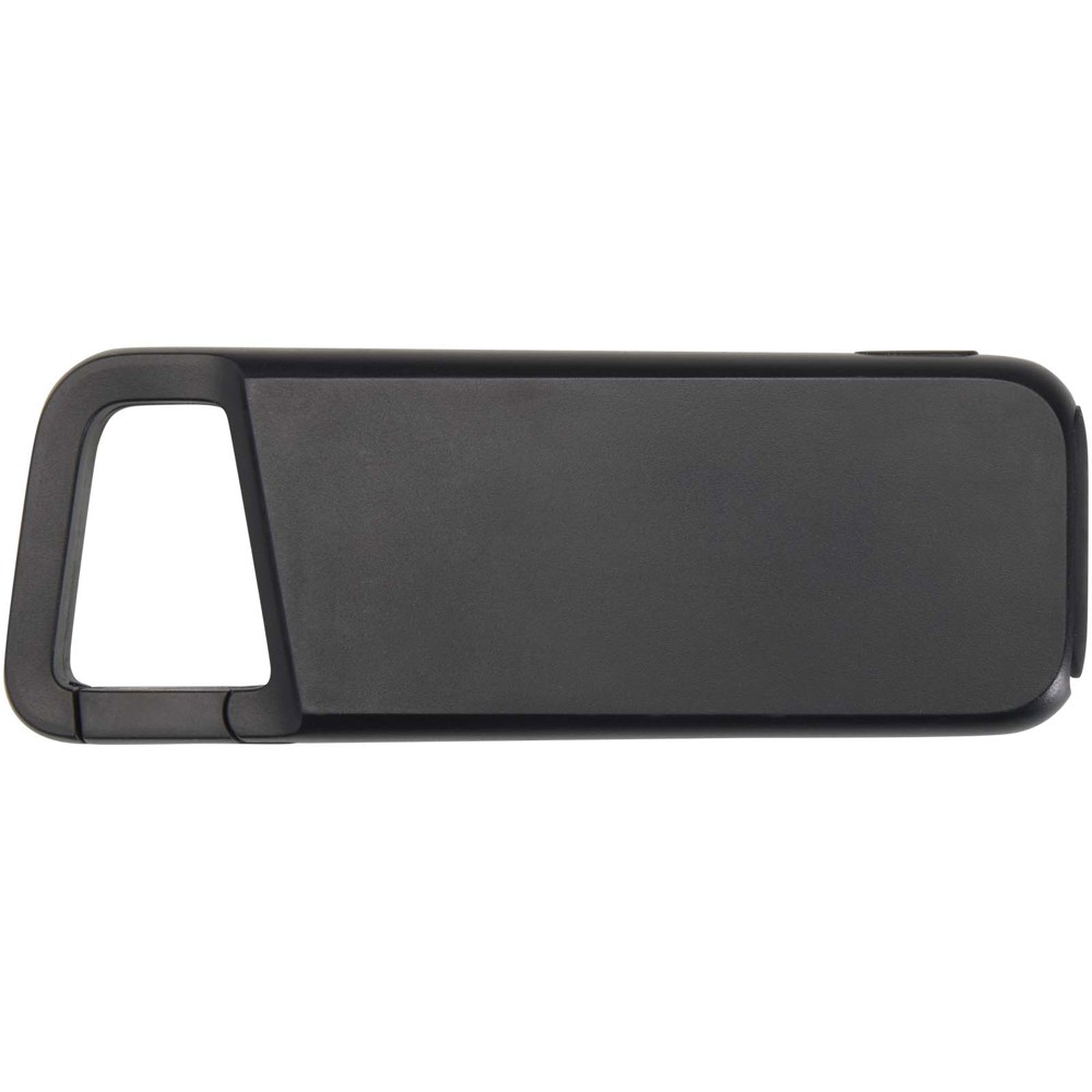 Alkes 12 W 5.000 mAh wasserfeste Powerbank aus recyceltem Kunststoff mit Karabinerhaken