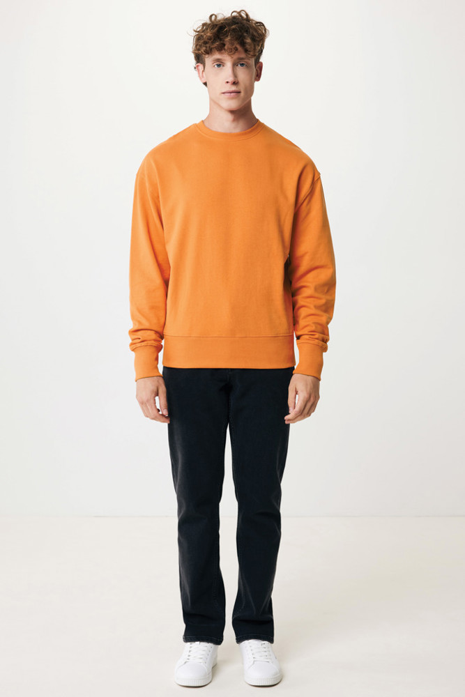 IQONIQ Kruger Relax-Rundhals-Sweater aus recycelt. Baumwolle