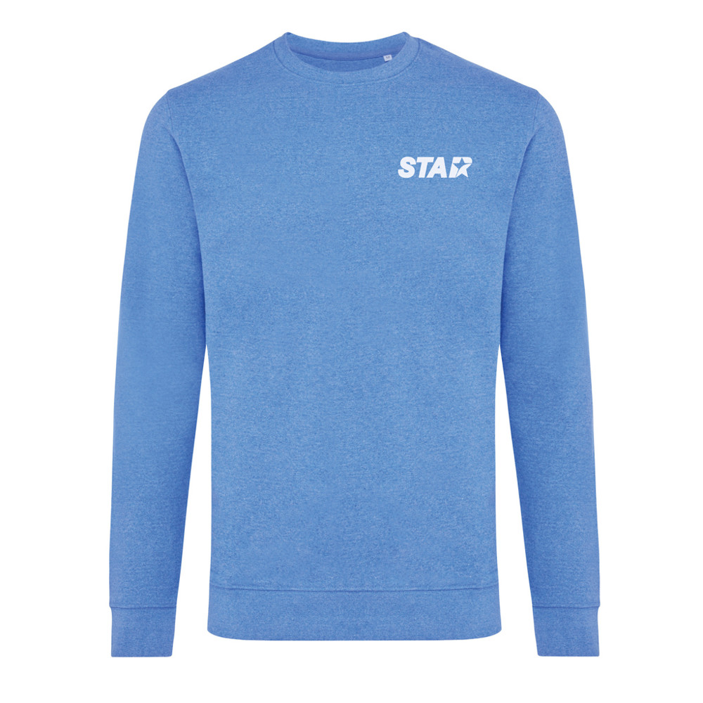 IQONIQ Denali ungefärbt. Rundhals-Sweater aus recycelter BW