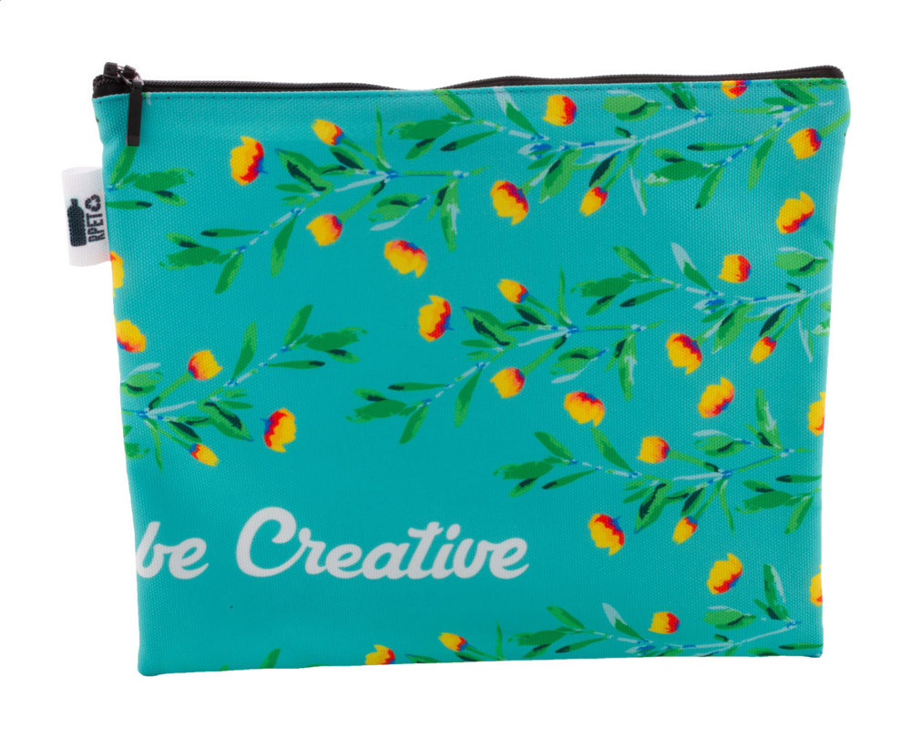 CreaBeauty L RPET - Individuelle Kosmetiktasche - schwarz/weiß