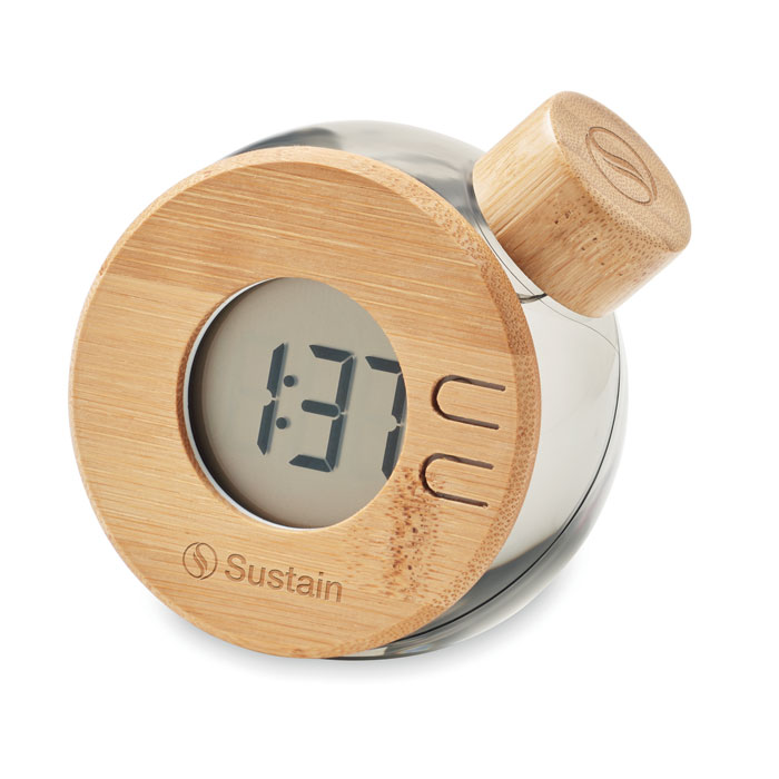 DROPPY LUX - Wasserbetriebene LCD-Uhr
