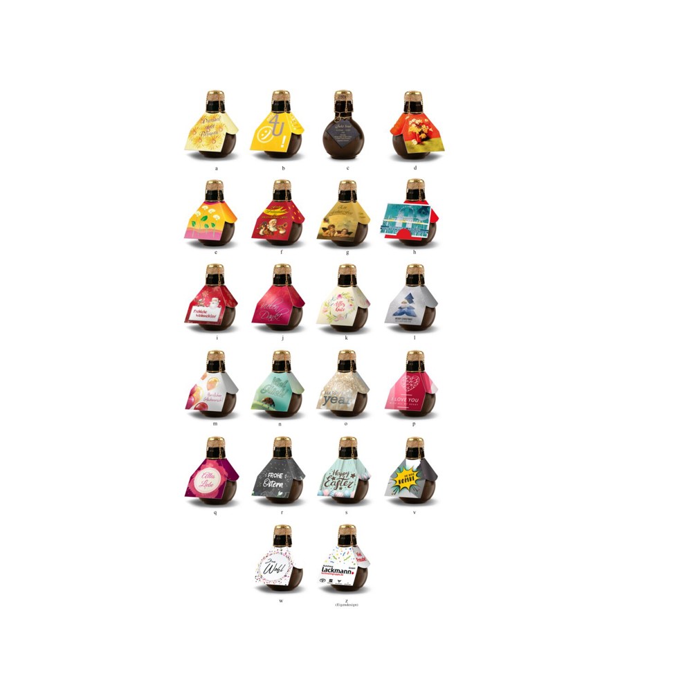 Kleinste Sektflasche der Welt! Frohe Ostern - Ohne Geschenkkarton, 125 ml