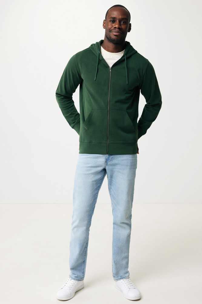 IQONIQ Abisko Zip-Kapuzenpullover aus recycelter Baumwolle