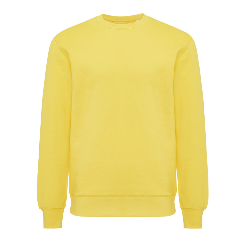IQONIQ Etosha Lightweight Sweater aus recycelter Baumwolle - gelb (± PMS 13-0759 TCX)