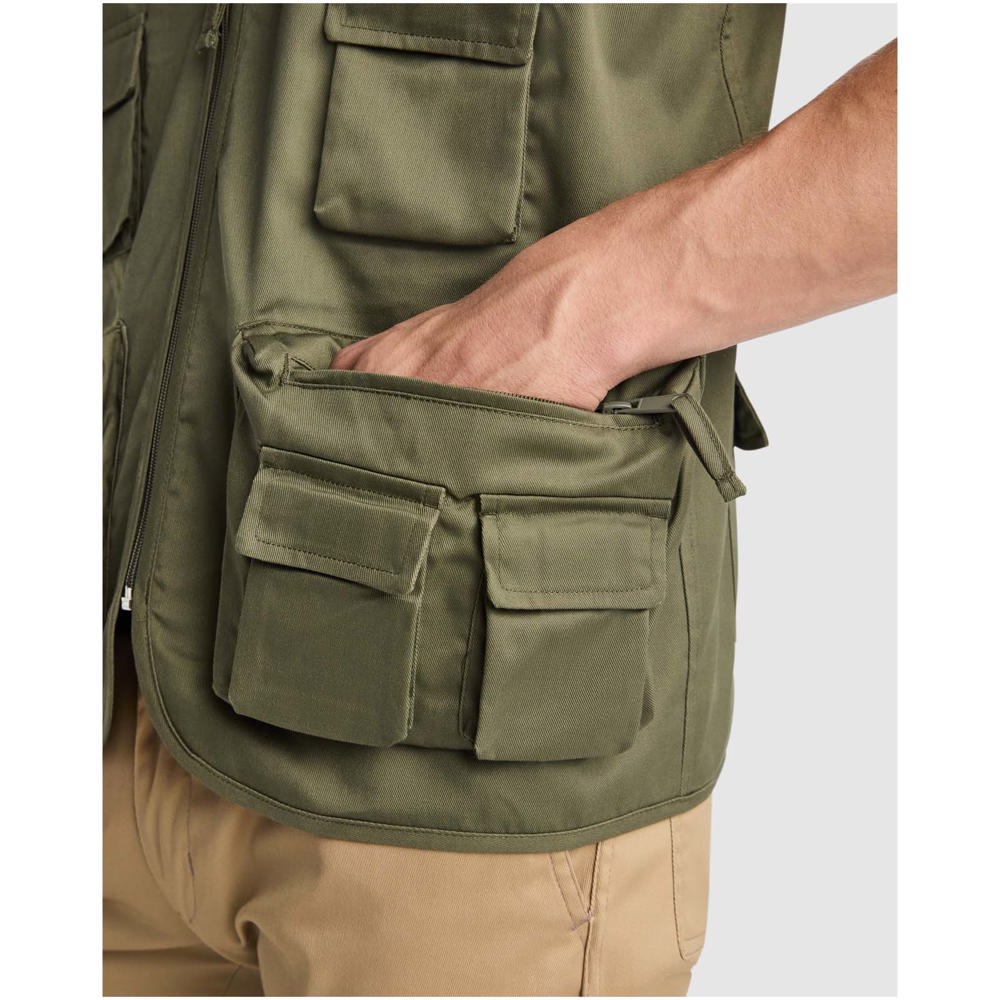 Venera Arbeitsweste mit V-Ausschnitt und mehreren Taschen, 200 g/m2 