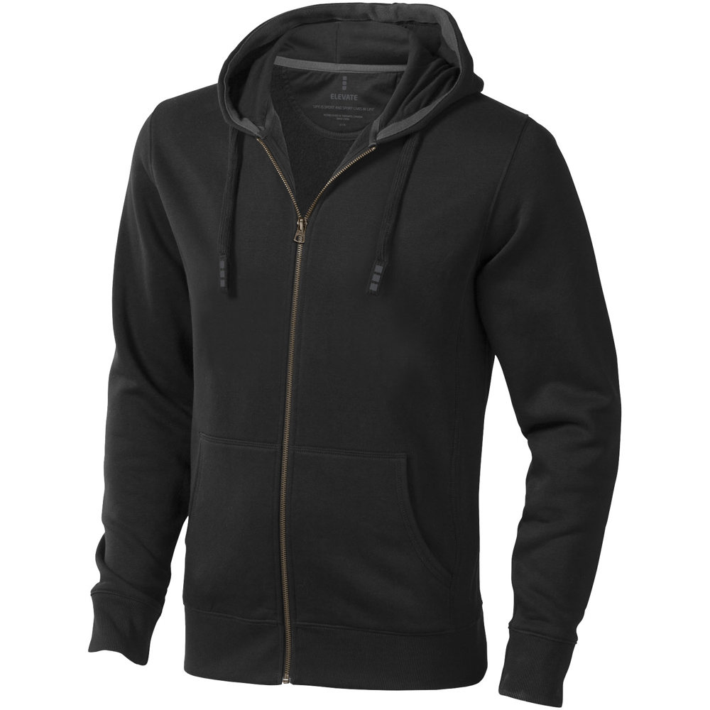 Arora 300 g/m² Kapuzensweatjacke Unisex - Schwarz