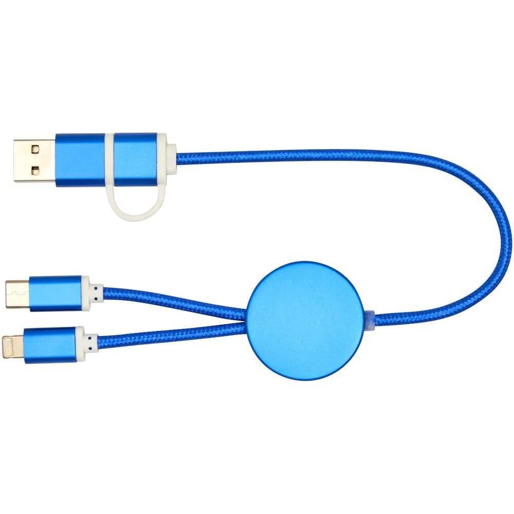 Alasia 30 cm 5-in-1 Kabel aus recyceltem Kunststoff für Datenübertragung und 27W Schnellladung