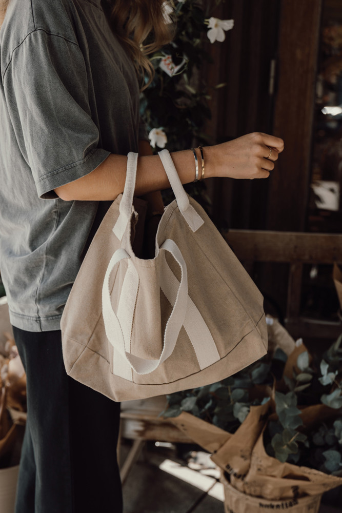 BEAU AWARE™ Strandtasche aus 400gr/m² recyceltem Canvas