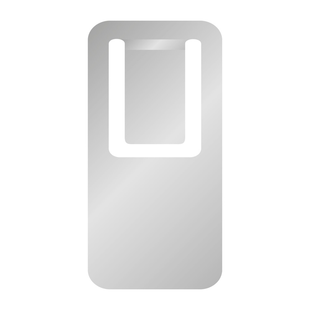ROMINOX® Mehrweg-Büroklammer Easy Clip, idealer Mailingartikel für Dokumente, bis zu 4 Seiten Klemmkraft