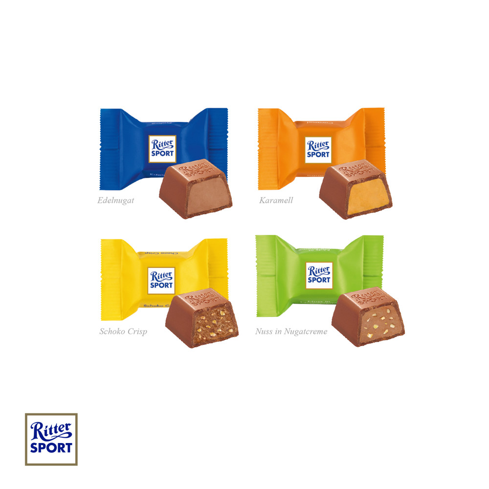 3D Adventskalender "Bus" mit Ritter SPORT Schokowürfel