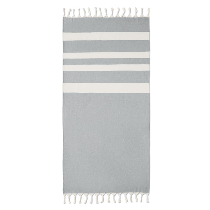 AGOURA - Hamman handdoek 140 gr/m² - Steingrau