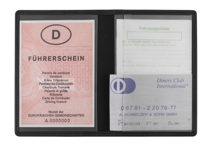 Blackmaxx® Ausweistasche "ColourCraft" schwarz