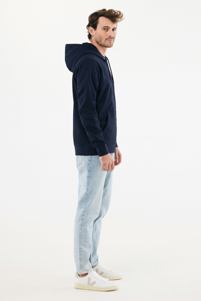 IQONIQ Abisko Zip-Kapuzenpullover aus recycelter Baumwolle