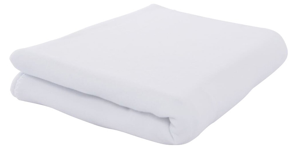 Nilton's Fleecedecke 150x120 cm, 250 g/m² - Weiß (WHITE) / Weiß