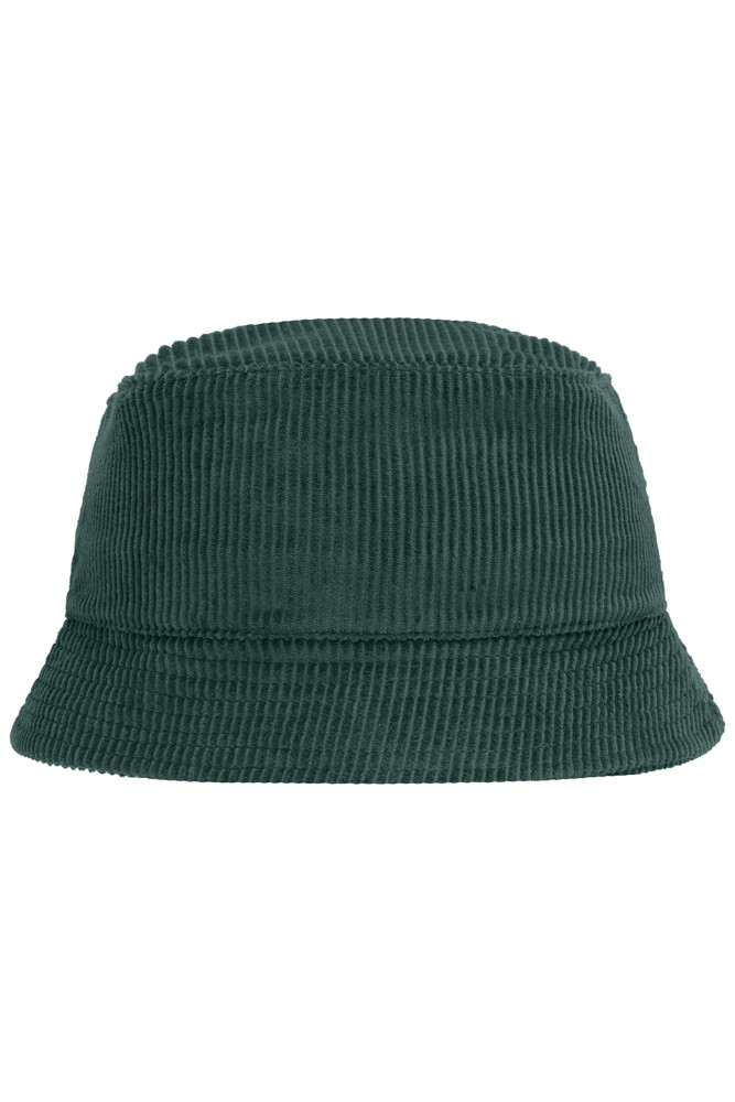 Corduroy Fisherman Hat Organic Cotton - Smoky-green (ca. Pantone P 123-8 U)