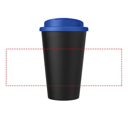 Americano® Eco 350 ml recycelter Becher mit auslaufsicherem Deckel