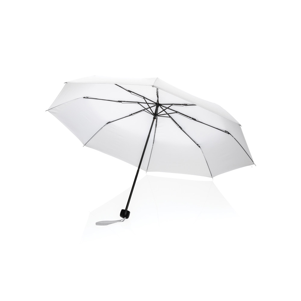 20.5" Impact AWARE™ RPET 190T Mini-Schirm - weiß (± PMS White)