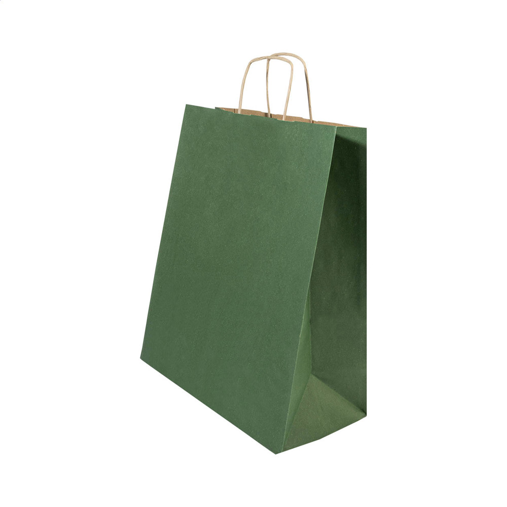 Papbag S - Papiergeschenktasche, klein - grün