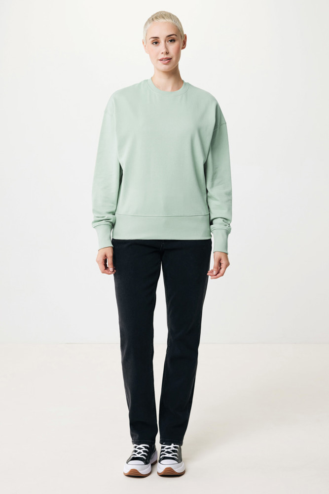 IQONIQ Kruger Relax-Rundhals-Sweater aus recycelt. Baumwolle