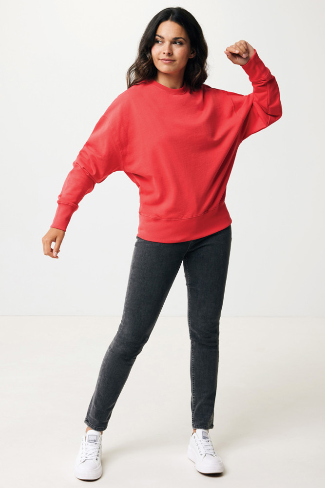 IQONIQ Kruger Relax-Rundhals-Sweater aus recycelt. Baumwolle