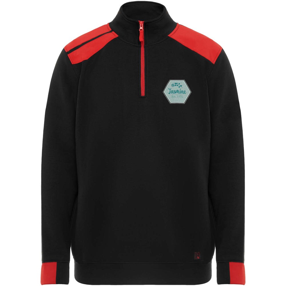 Maverick Pullover für Herren mit halbem Reißverschluss, 280 g/m2