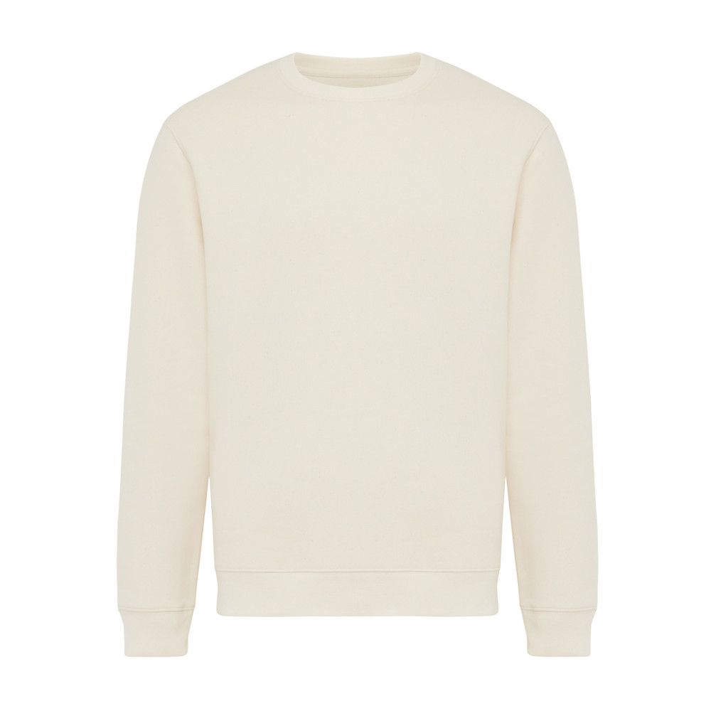 IQONIQ Torla Rundhals-Pullover aus recycelter Baumwolle - natural raw (± PMS natural raw undyed)