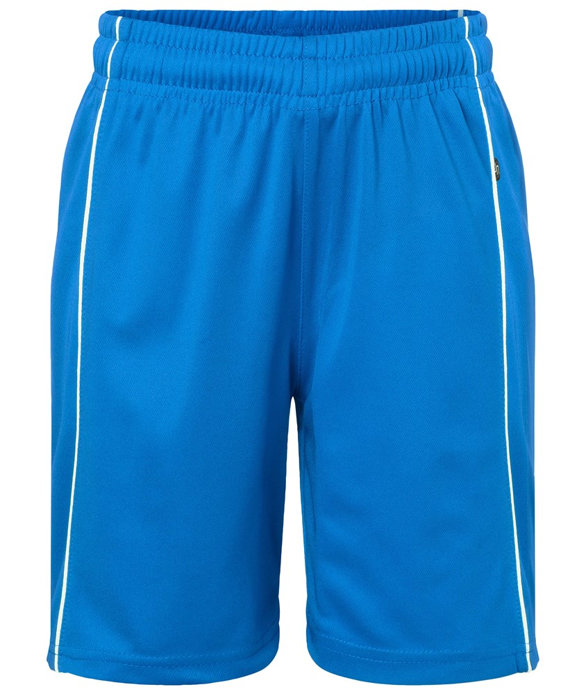 Basic Team Shorts Junior - Royal/white (ca. Pantone 285C
white)