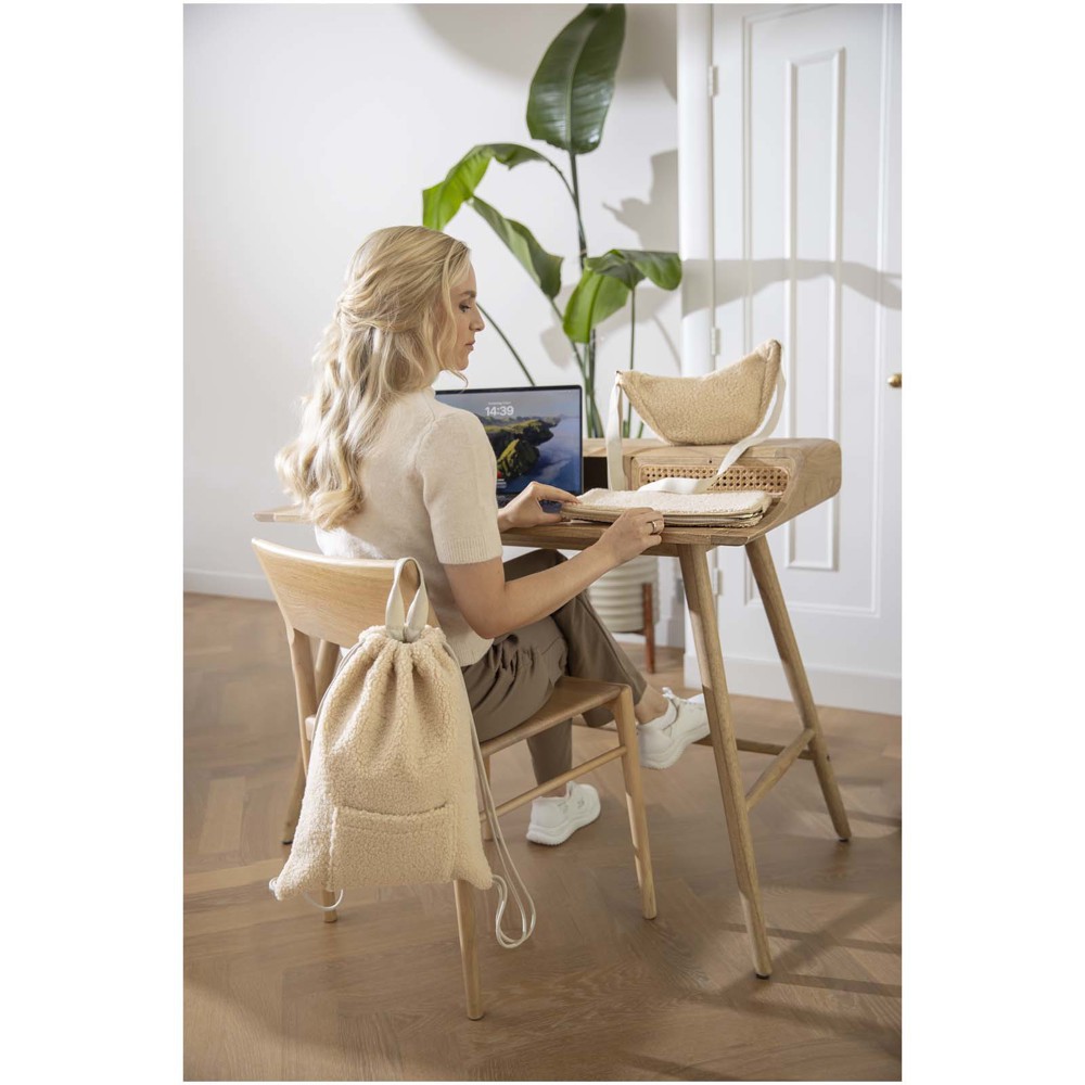 Bear 13" GRS-recycelte Sherpa Laptophülle 2 L 