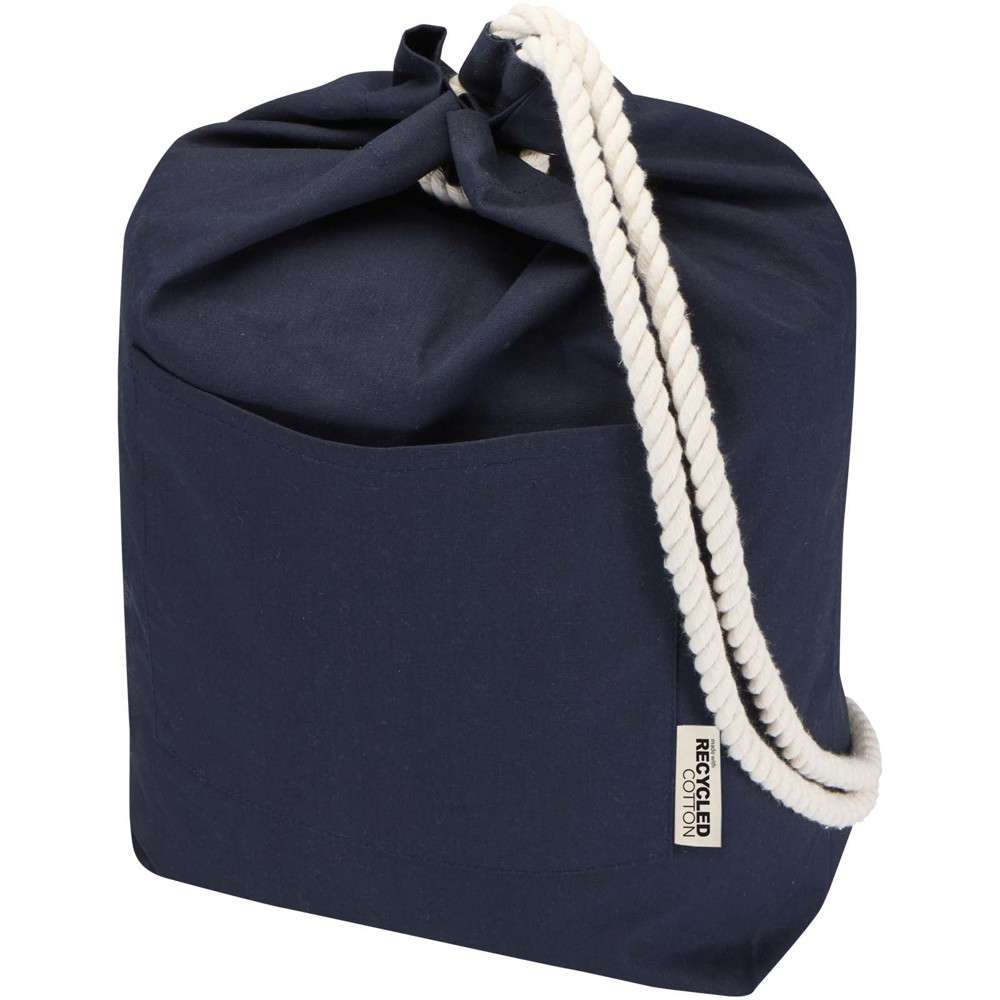 Florida 270 g/m² GRS-zertifizierter Seesack aus Recyclingmaterial, 15 l - Navy