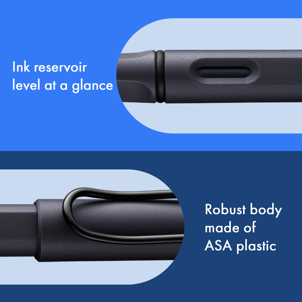 Füllhalter LAMY safari steel black