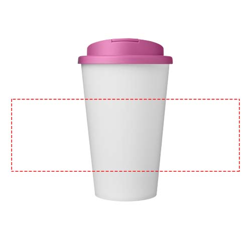 Americano® Eco 350 ml recycelter Becher mit auslaufsicherem Deckel