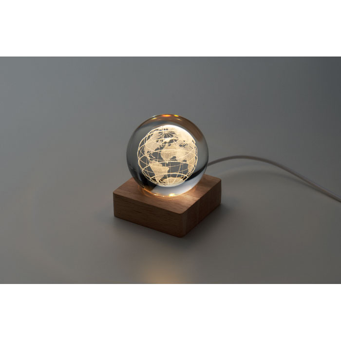 GLOBE LIGHT - LED-Glaskugel Globus