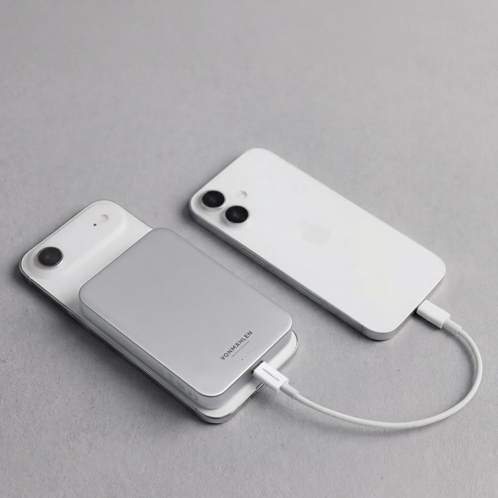 Evergreen Mag 10000 - Die magnetische Powerbank für längere Tage - Weiß