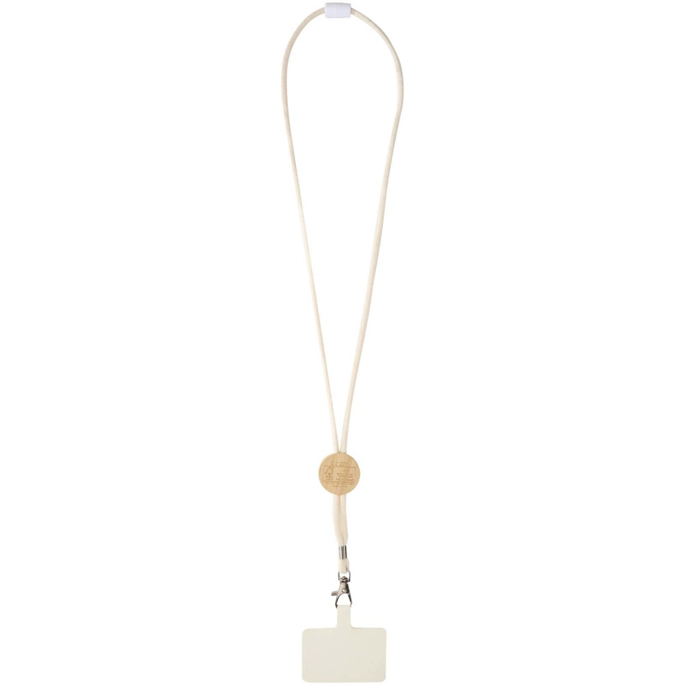 Adhab Smartphone Lanyard mit Bambusdetails