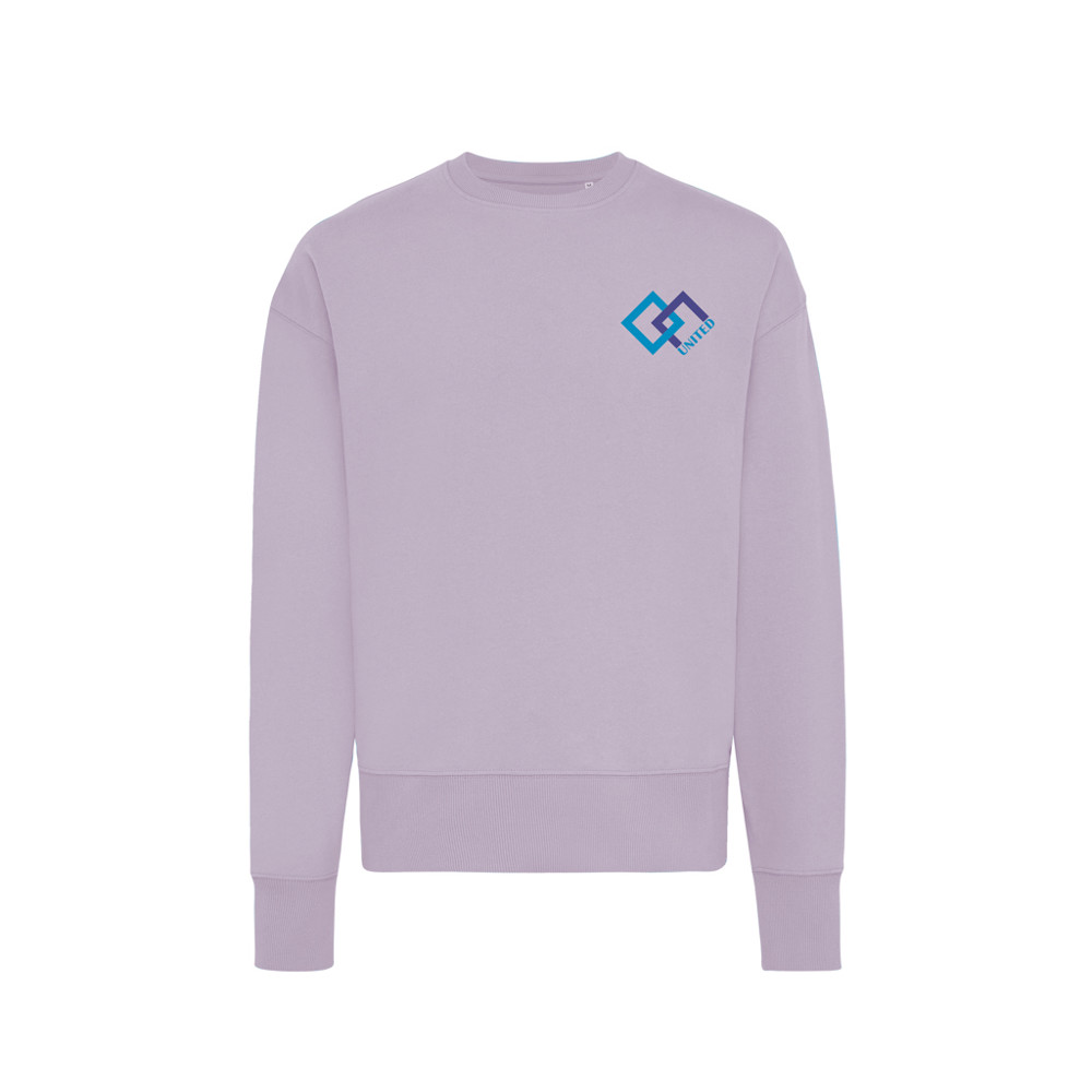 IQONIQ Kruger Relax-Rundhals-Sweater aus recycelt. Baumwolle
