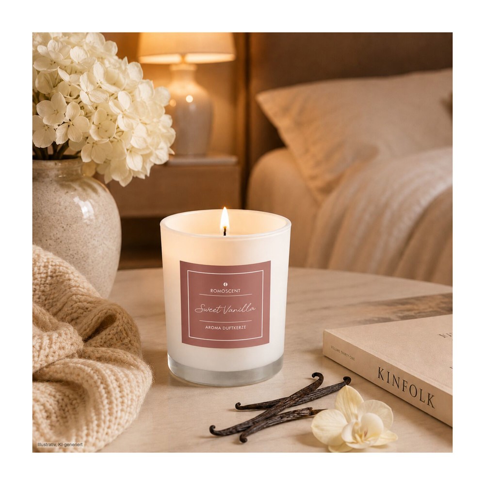 ROMOSCENT® Aromakerze Sweet Vanilla